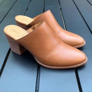 Madewell Harper Mule - brown leather